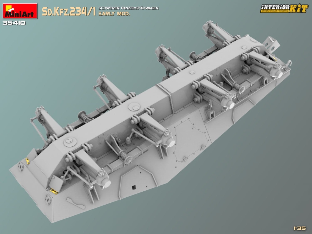 Zdjęcie dodatkowe produktu Sd.Kfz.234/1 Schwerer Panzerspahwagen 1:35 MiniArt 35410