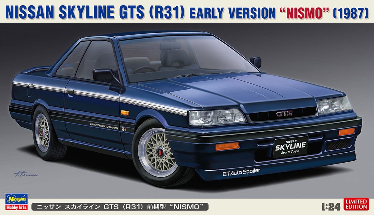 Zdjęcie główne produktu Nissan Skyline GTS (R31) Early Version NISMO (1987) 1:24 Hasegawa 20378