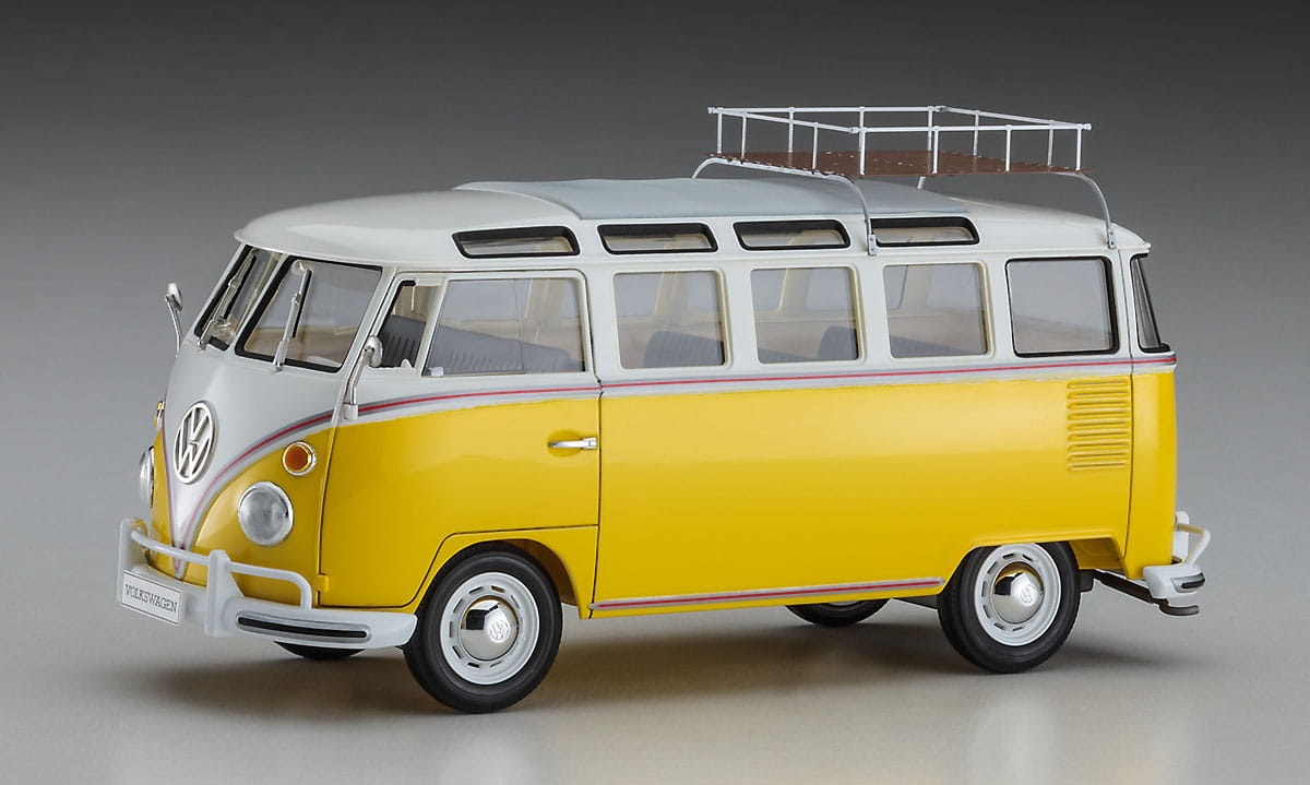 Zdjęcie dodatkowe produktu Volkswagen Type 2 Micro Bus w/Roof Carrier 1:24 Hasegawa 20689