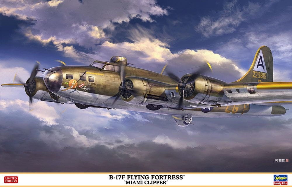 Zdjęcie główne produktu B-17F Flying Fortress Miami Clipper 1:72 Hasegawa 02462