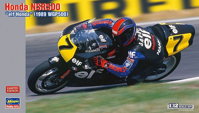 Zdjęcie główne produktu Honda NSR500 Elf Honda (1989 WGP500) 1:12 Hasegawa 21715