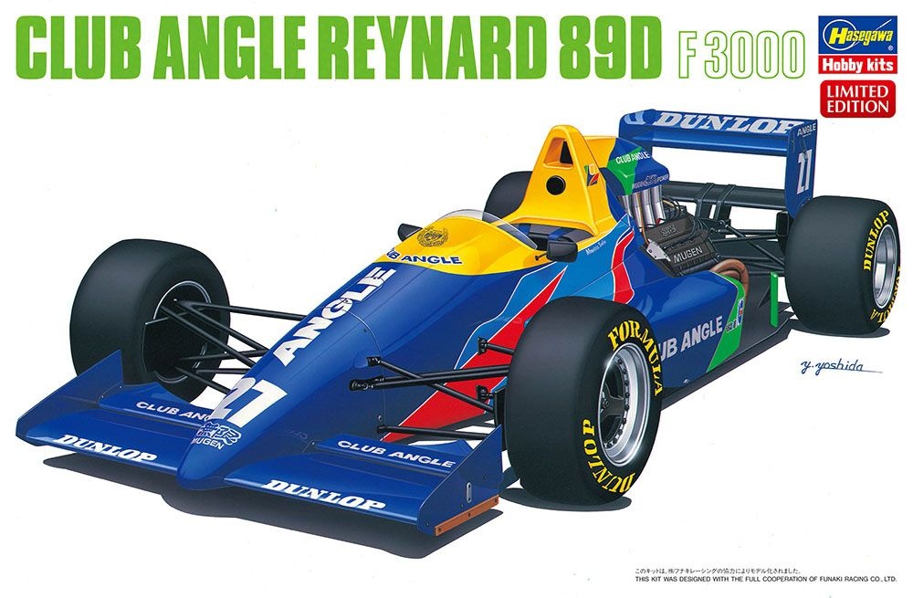 Zdjęcie główne produktu Club Angle Reynard 89D 1:24 Hasegawa 20679