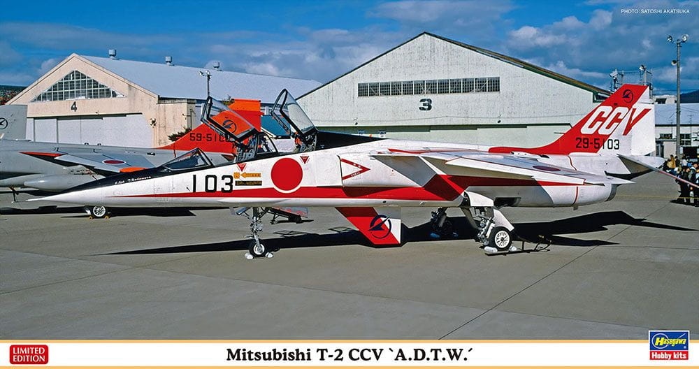 Zdjęcie główne produktu Mitsubishi T-2 CCV A.D.T.W. 1:48 Hasegawa 07530