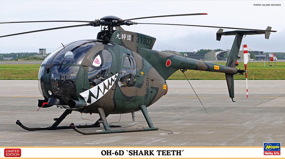 Zdjęcie główne produktu OH-6D Shark Teeth 1:48 Hasegawa 07531