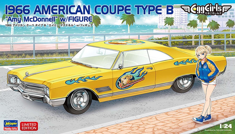 Zdjęcie główne produktu Egg Girls 1966 American Coupe Type B 1:24 Hasegawa SP598