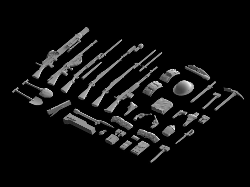 Zdjęcie dodatkowe produktu WWI US Infantry Weapon and Equipment 1:35 ICM 35688