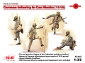 Zdjęcie główne produktu German Infantry in Gas Masks (1918) 1:35 ICM 35695