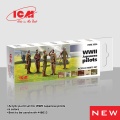 Zdjęcie dodatkowe produktu Acrylic paints set for WWII Japanese pilots (12ml x 6) ICM 3056