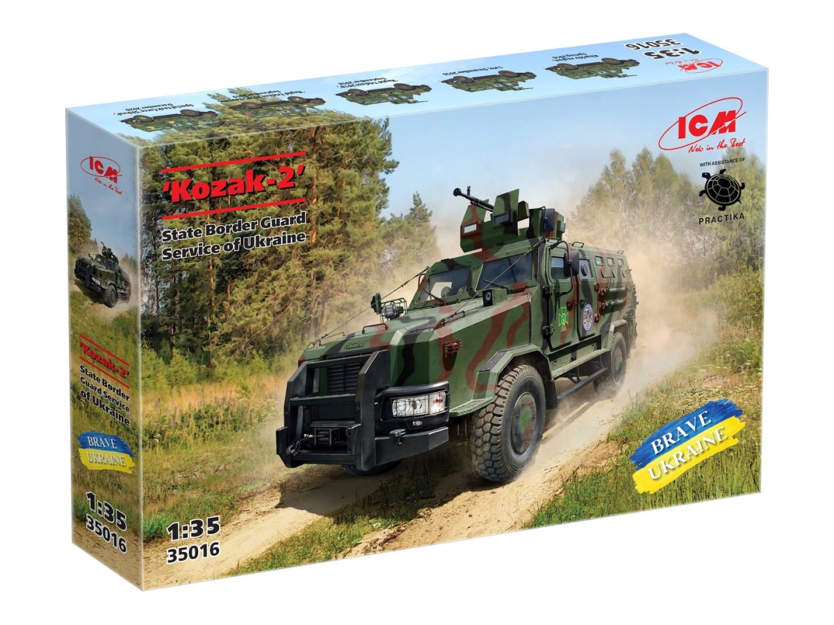 Zdjęcie dodatkowe produktu Kozak-2 State Border Guard Service of Ukraine 1:35 ICM 35016