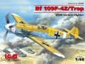 Zdjęcie główne produktu Messerschmitt Bf 109F-4Z/Trop 1:48 ICM 48105