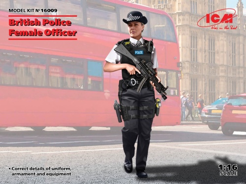 British Police Female Officer 1:16 ICM 16009