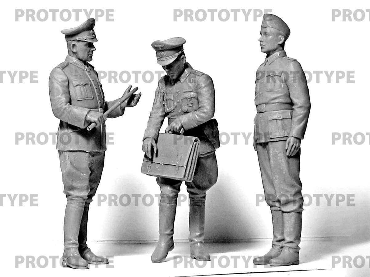 Zdjęcie dodatkowe produktu WWII German Staff Personnel 1:24 ICM 24020