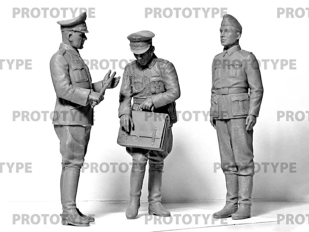 Zdjęcie dodatkowe produktu WWII German Staff Personnel 1:24 ICM 24020