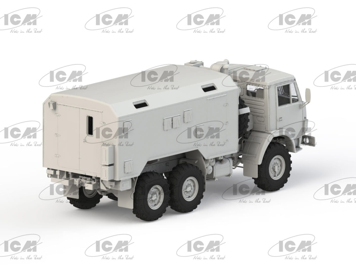 Zdjęcie dodatkowe produktu Soviet Six-Wheel Army Truck with Shelter 1:35 ICM 35002