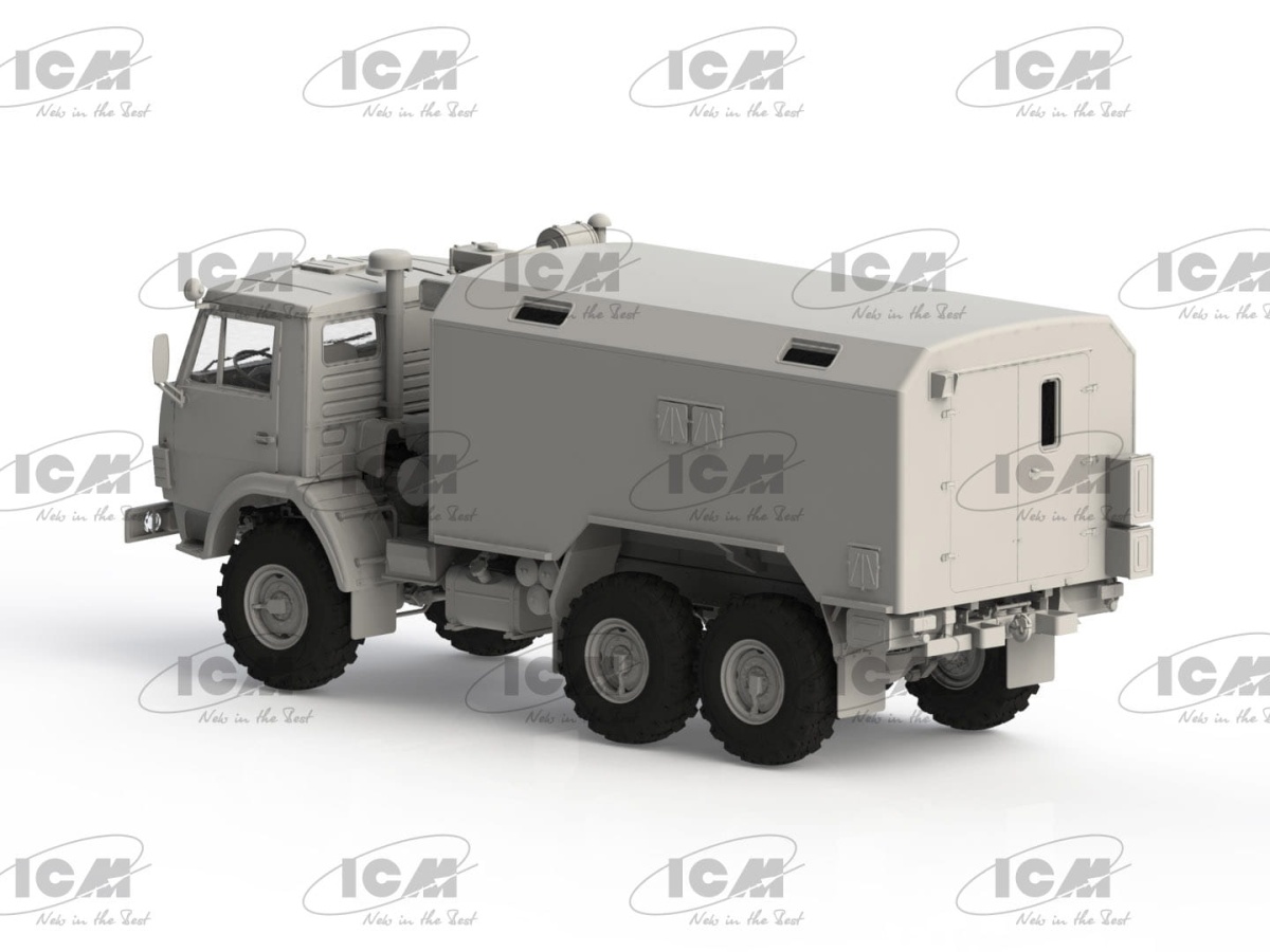 Zdjęcie dodatkowe produktu Soviet Six-Wheel Army Truck with Shelter 1:35 ICM 35002