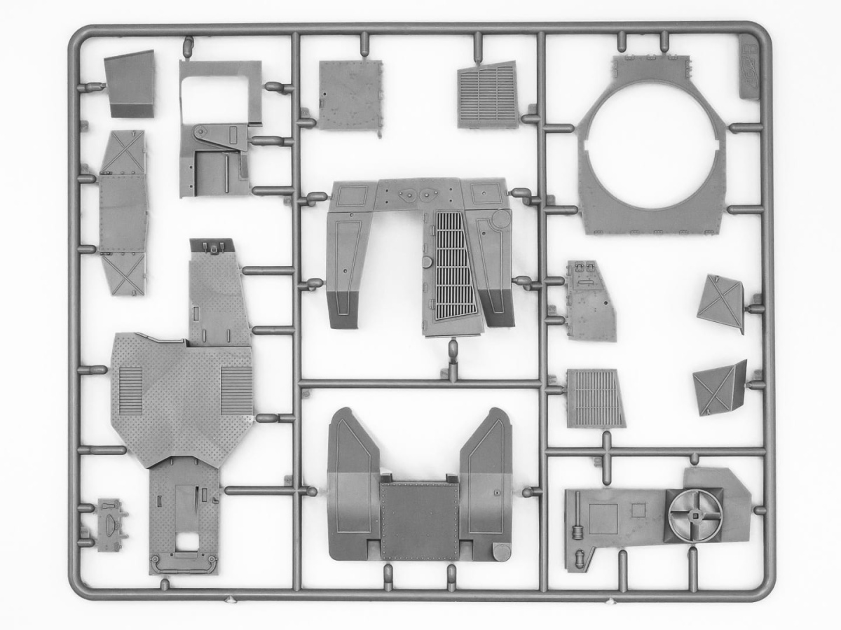Zdjęcie dodatkowe produktu Panzerspahwagen P 204 (f) with CDM turret 1:35 ICM 35377