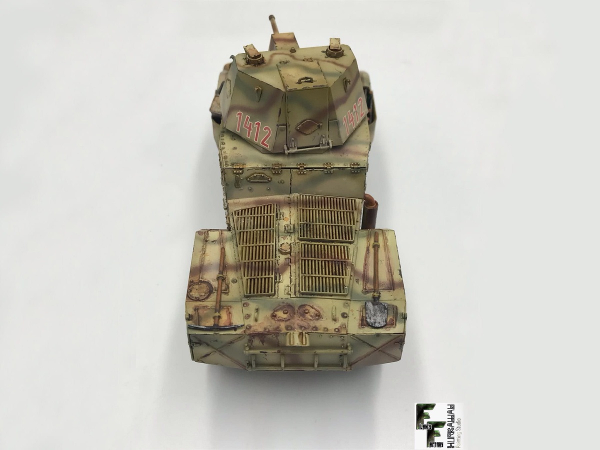 Zdjęcie dodatkowe produktu Panzerspahwagen P 204 (f) with CDM turret 1:35 ICM 35377