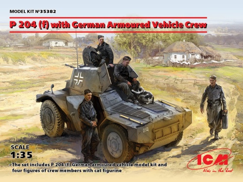 P 204 (f) with German Armoured Vehicle Crew 1:35 ICM 35382