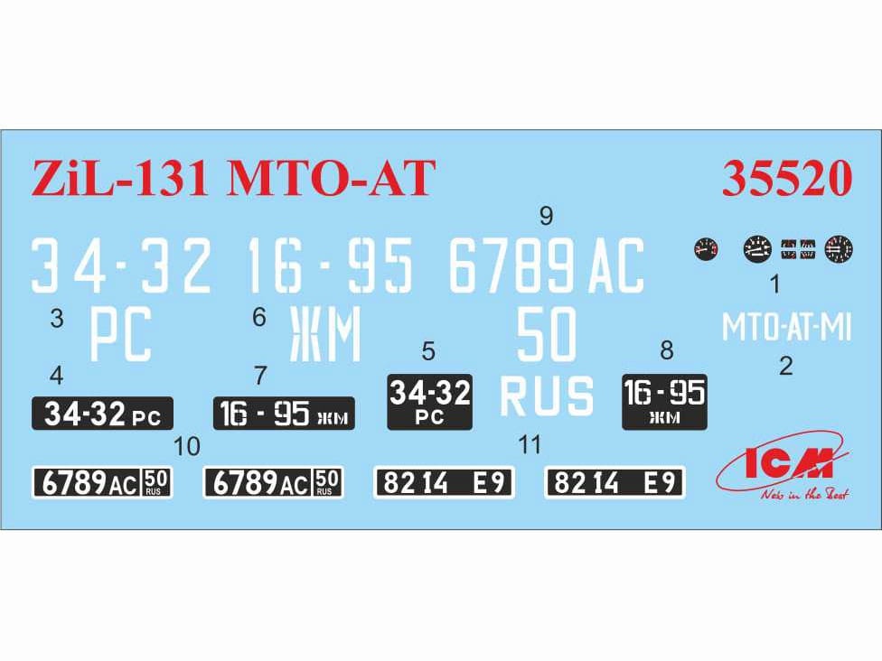 Zdjęcie dodatkowe produktu ZiL-131 MTO-AT 1:35 ICM 35520