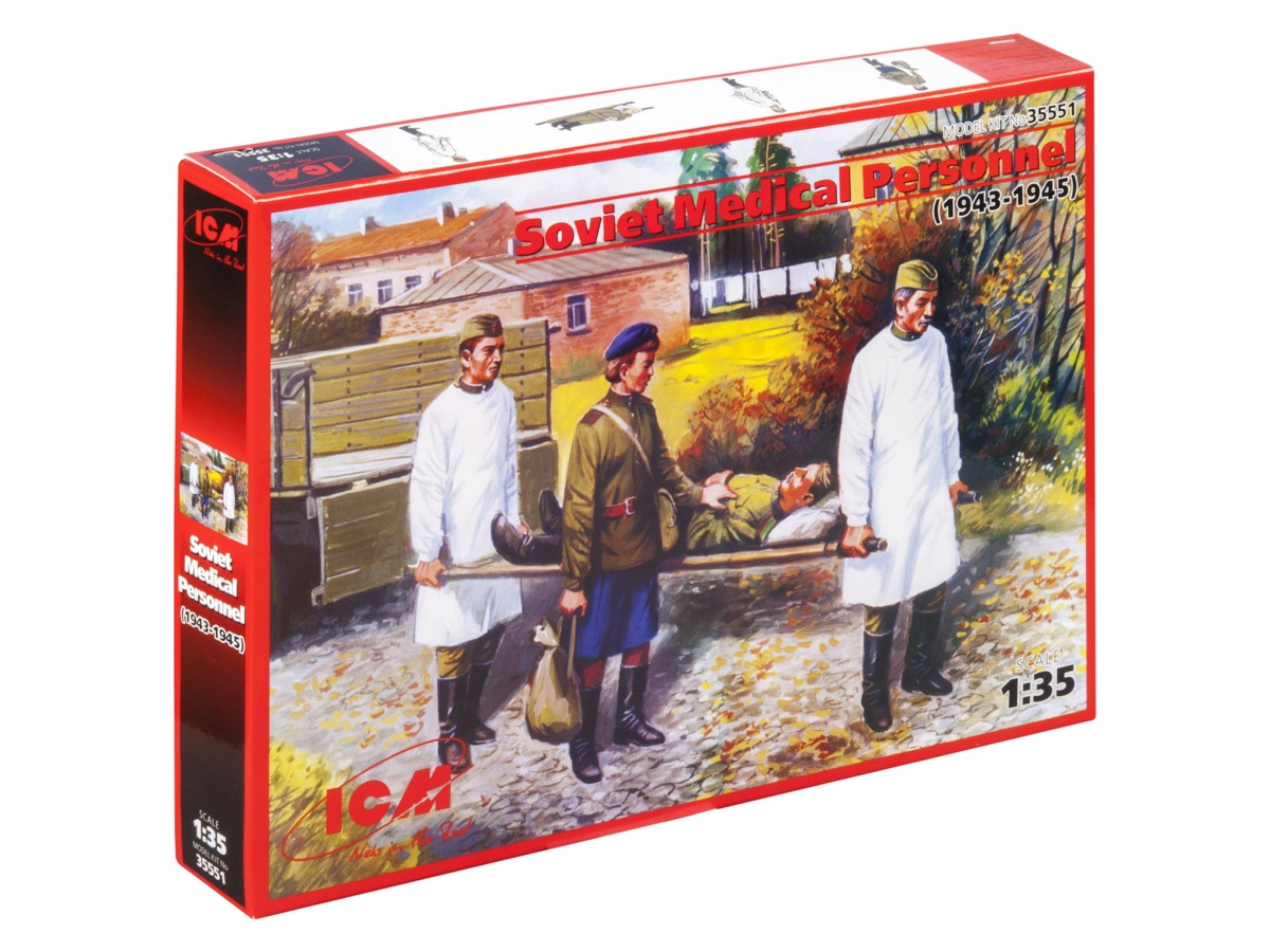 Zdjęcie dodatkowe produktu Soviet Medical Personnel (1943-1945) 1:35 ICM 35551