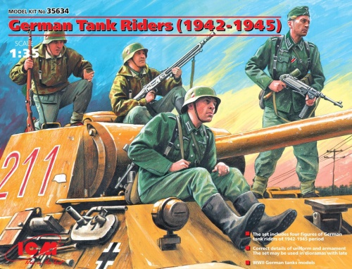 German Tank Riders (1942-1945) 1:35 ICM 35634