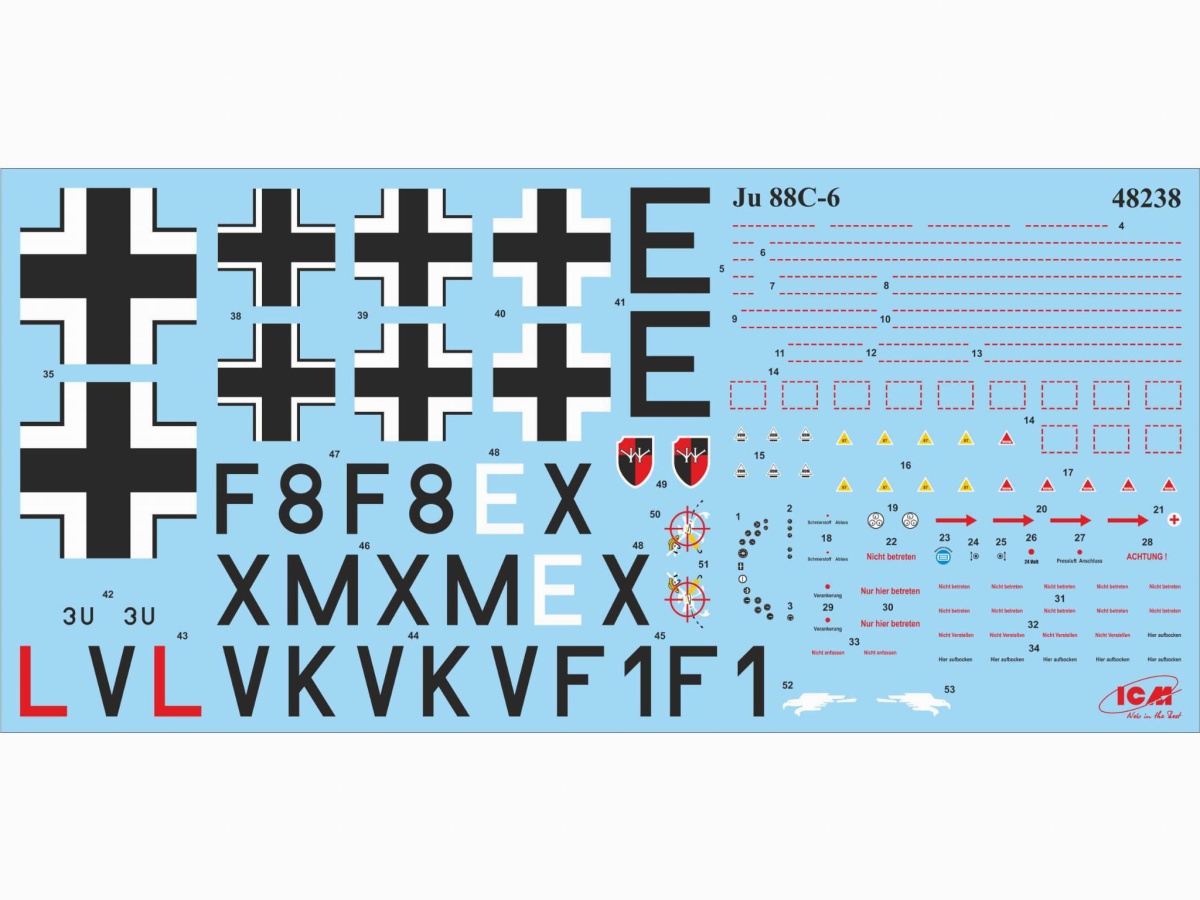 Zdjęcie dodatkowe produktu Ju 88С-6 1:48 ICM 48238