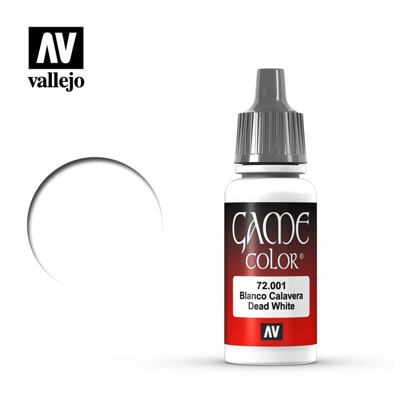 Zdjęcie dodatkowe produktu Vallejo 72001 Dead White Game Color Farba
