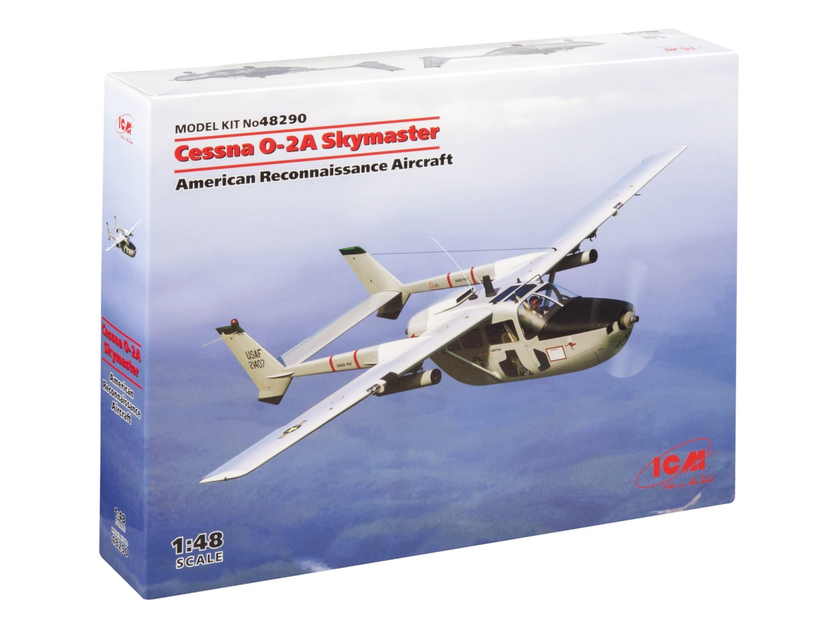 Zdjęcie dodatkowe produktu Cessna O-2A Skymaster 1:48 ICM 48290