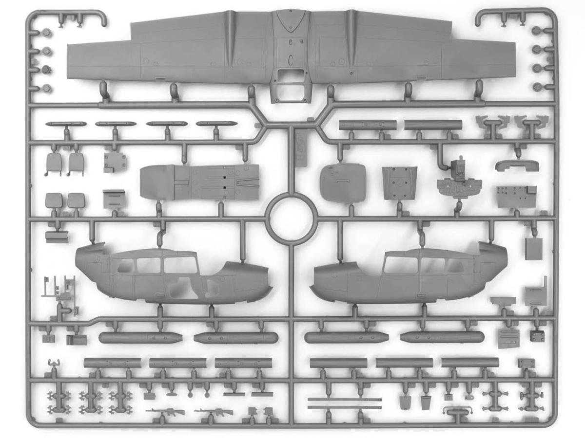 Zdjęcie dodatkowe produktu Cessna O-2A Skymaster 1:48 ICM 48290