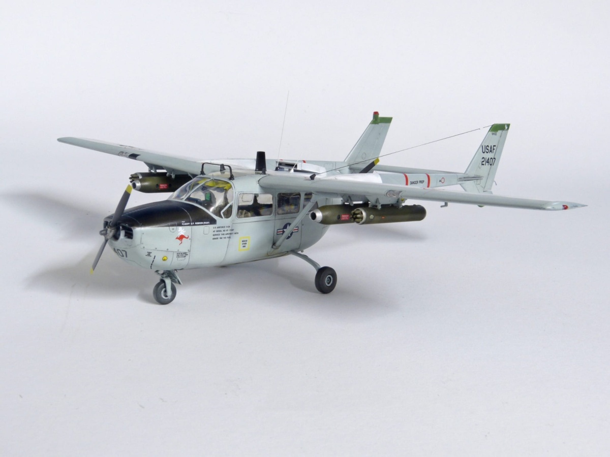 Zdjęcie dodatkowe produktu Cessna O-2A Skymaster 1:48 ICM 48290
