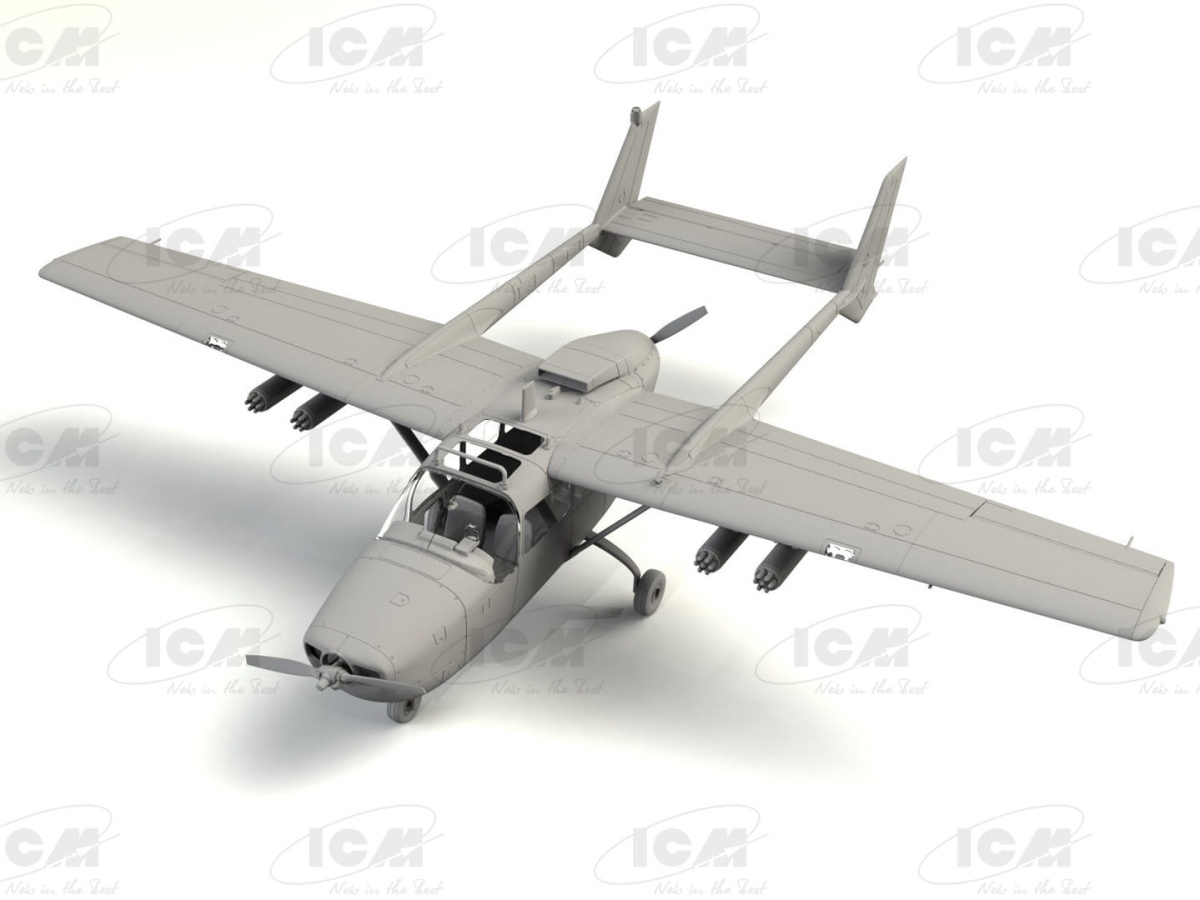 Zdjęcie dodatkowe produktu Cessna O-2A Skymaster 1:48 ICM 48290