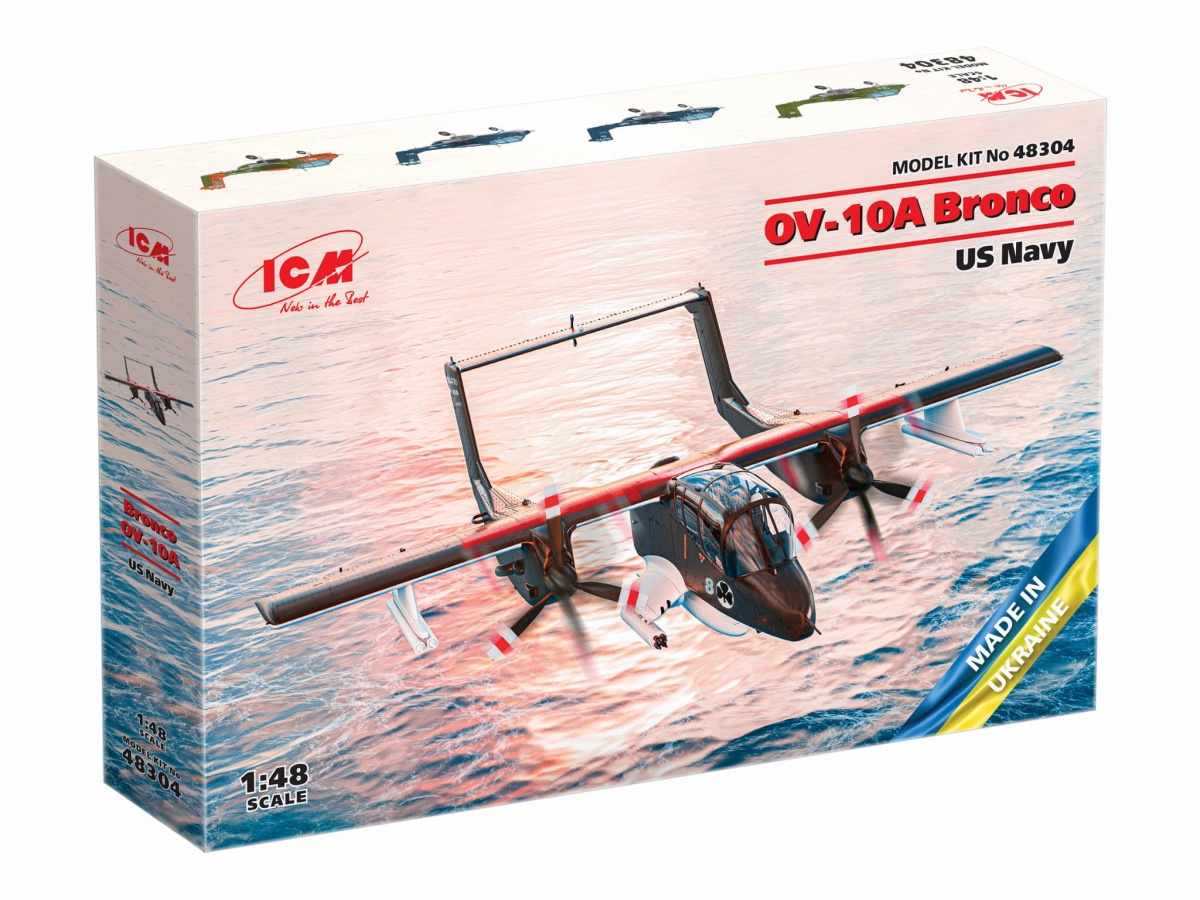 Zdjęcie dodatkowe produktu Bronco OV-10A US Navy 1:48 ICM 48304