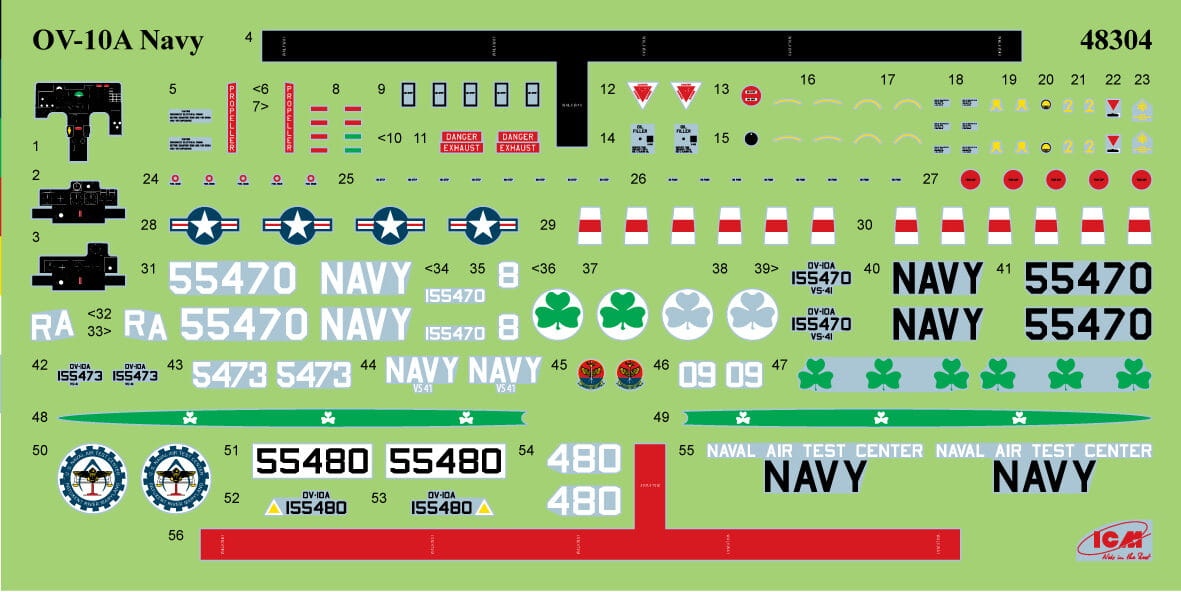 Zdjęcie dodatkowe produktu Bronco OV-10A US Navy 1:48 ICM 48304