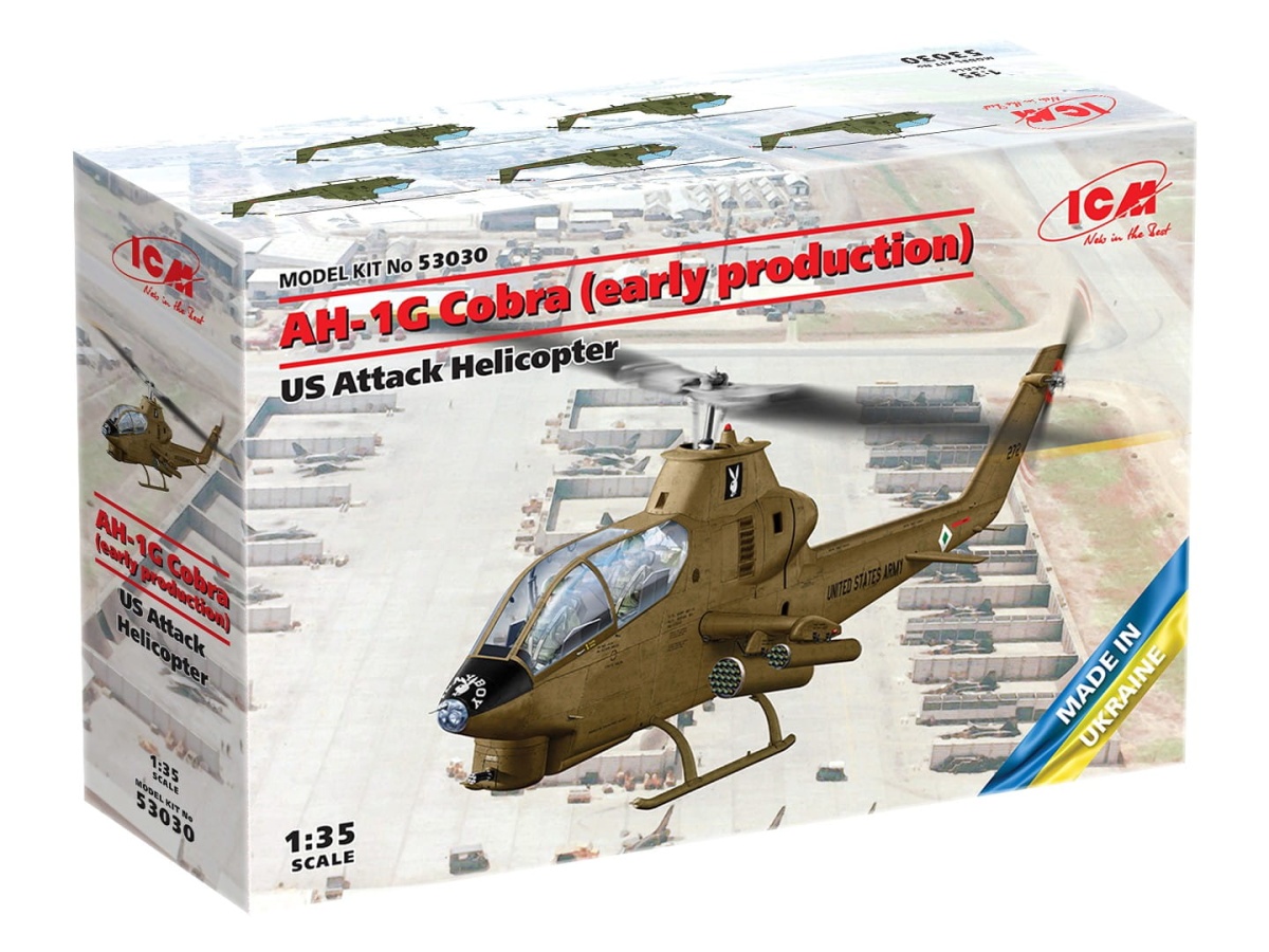 Zdjęcie dodatkowe produktu AH-1G Cobra (early production) 1:35 ICM 53030