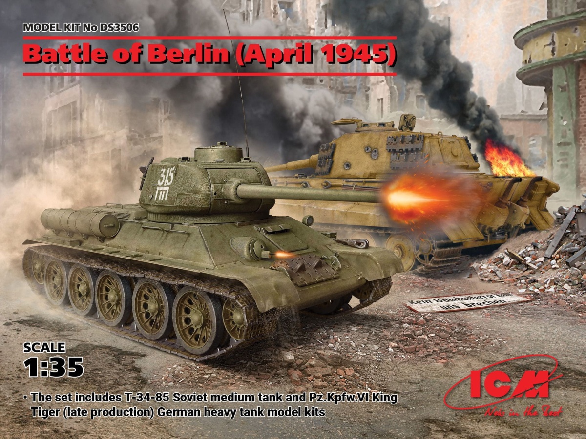 Zdjęcie główne produktu Battle of Berlin (April 1945) 1:35 ICM DS3506