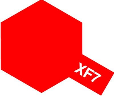 Zdjęcie dodatkowe produktu Tamiya 81307 XF-7 Flat Red Farba 23ml XF7 Acrylic