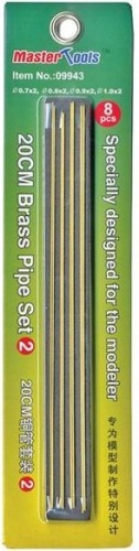 Zestaw mosiężnych prętów śr. 0,7-1mm, dł. 20cm (8szt) Trumpeter 09943