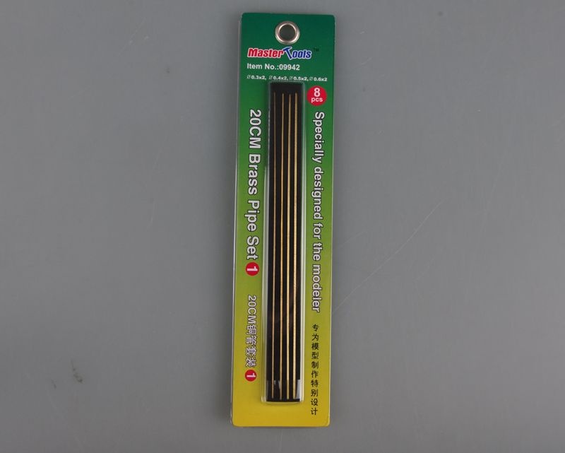 Zdjęcie dodatkowe produktu Zestaw mosiężnych prętów śr. 0,3-0,6mm, dł. 20cm (8szt) Trumpeter 09942