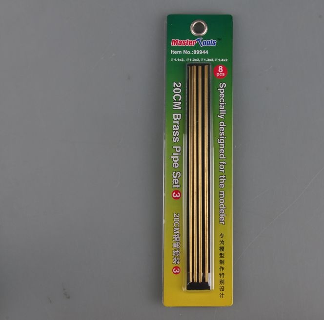 Zdjęcie dodatkowe produktu Zestaw mosiężnych prętów śr. 1,1-1,4mm, dł. 20cm (8szt) Trumpeter 09944