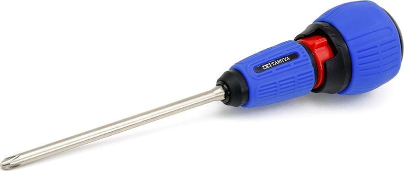 Zdjęcie dodatkowe produktu Ratcheting Screwdriver PRO w/(+) Bit/L Tamiya 74152