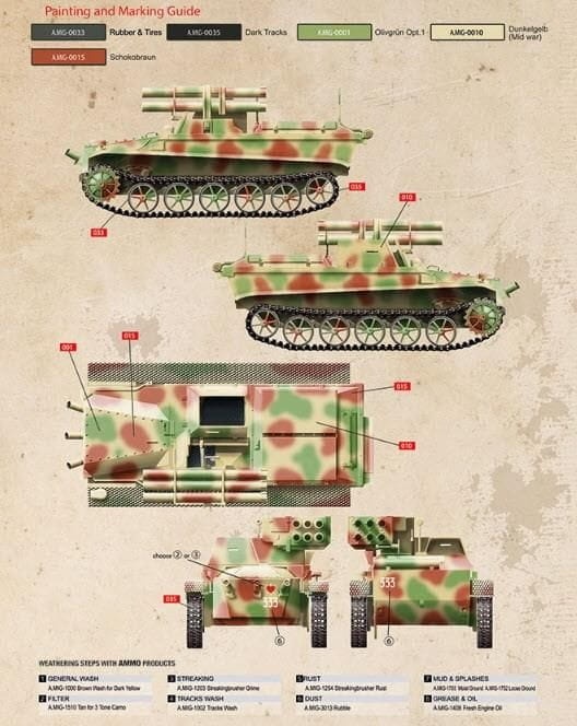 Zdjęcie dodatkowe produktu Borgward IV Panzerjager Wanze 1:35 Das Werk 35008