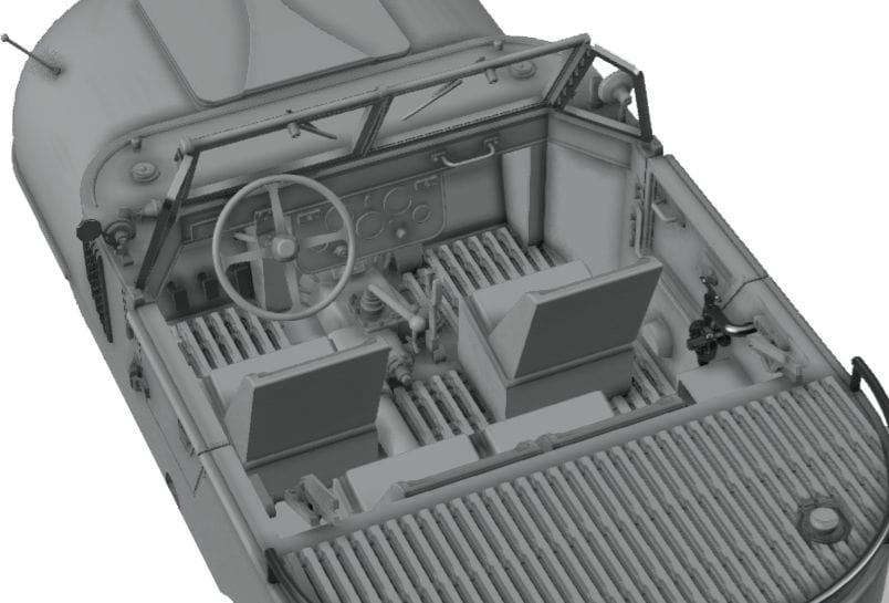 Zdjęcie dodatkowe produktu Schwimmwagen Trippel SG 6/38 1:35 Das Werk 35012