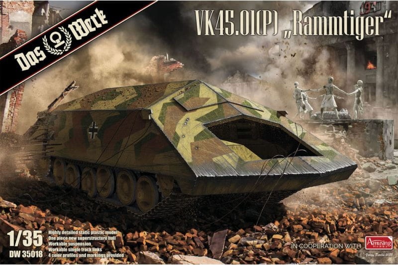Zdjęcie główne produktu VK4501(P) Rammtiger 1:35 Das Werk 35018