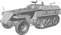 Zdjęcie dodatkowe produktu le.SPW Sd.Kfz.250/1 Ausf.B (neu) 1:35 Das Werk 35029