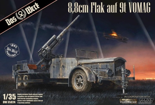 8.8 cm Flak na 9t Vomag 1:35 Das Werk 35024