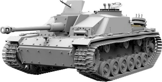Zdjęcie dodatkowe produktu StuG III Ausf.G early w/Winterketten 1:16 Das Werk 16003
