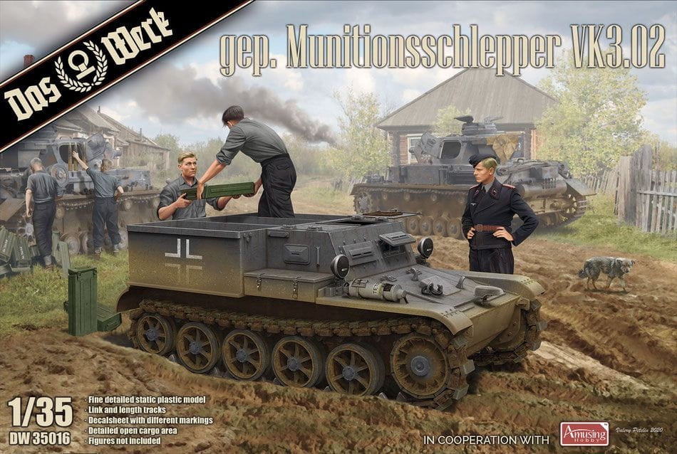 Zdjęcie główne produktu Gepanzerter Munitionsschlepper VK3.02 1:35 Das Werk 35016