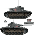Zdjęcie dodatkowe produktu Panzer III Ausf.J 1:16 Das Werk 16002