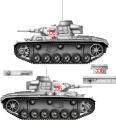 Zdjęcie dodatkowe produktu Panzer III Ausf.J 1:16 Das Werk 16002