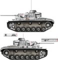 Zdjęcie dodatkowe produktu Panzer III Ausf.J 1:16 Das Werk 16002